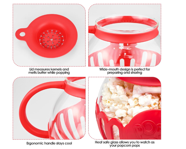 Miniatura 2 de Recipiente para crispetas en horno